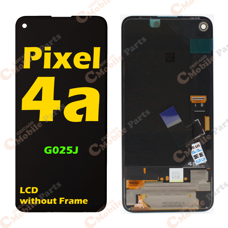 Google Pixel 4a LCD Screen Assembly without Frame