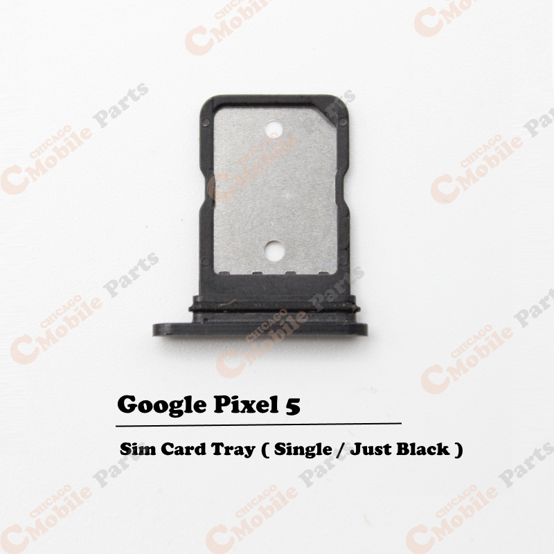 Google Pixel 5 Sim Card Tray Holder ( GD1YQ / Just Black )