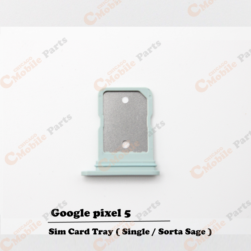 Google Pixel 5 Single Sim Card Tray Holder ( GD1YQ / Single / Sorta Sage )
