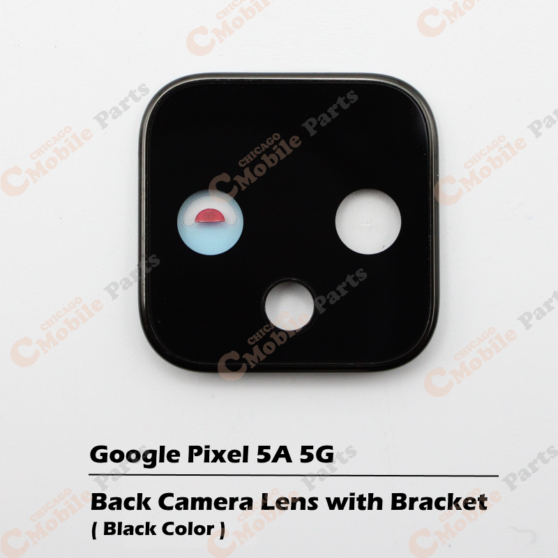Google Pixel 5a 5G Rear Back Camera Lens with Bracket ( Black )
