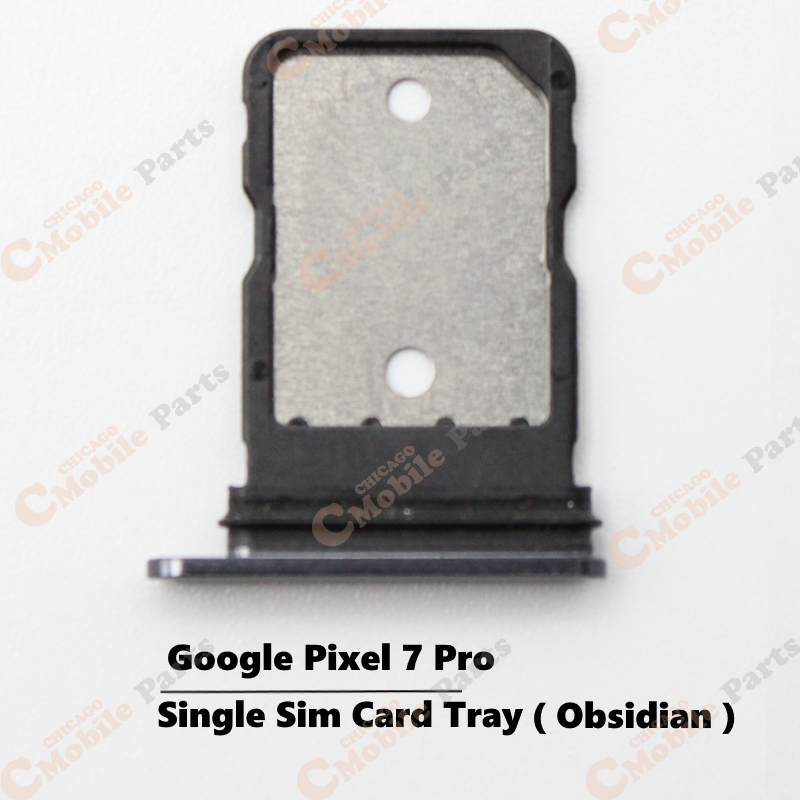Google Pixel 7 Pro Single Sim Card Tray Holder ( Single / Obsidian )