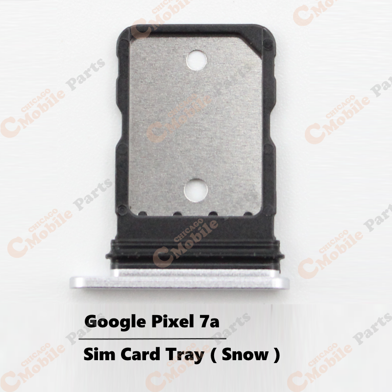 Google Pixel 7a Single Sim Card Tray Holder ( Single /  Snow )