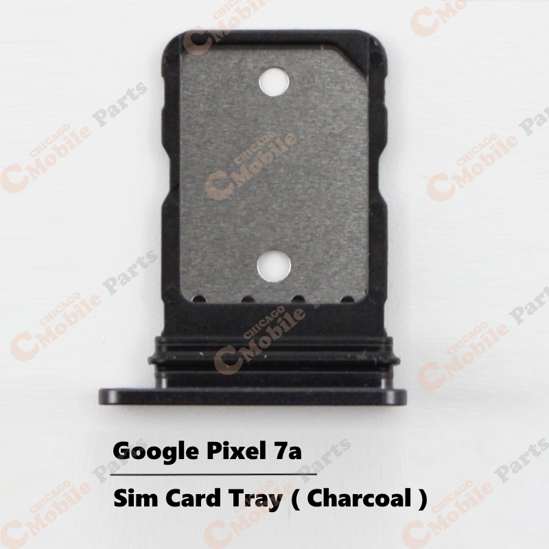 Google Pixel 7a Single Sim Card Tray Holder ( Single / Charcoal )