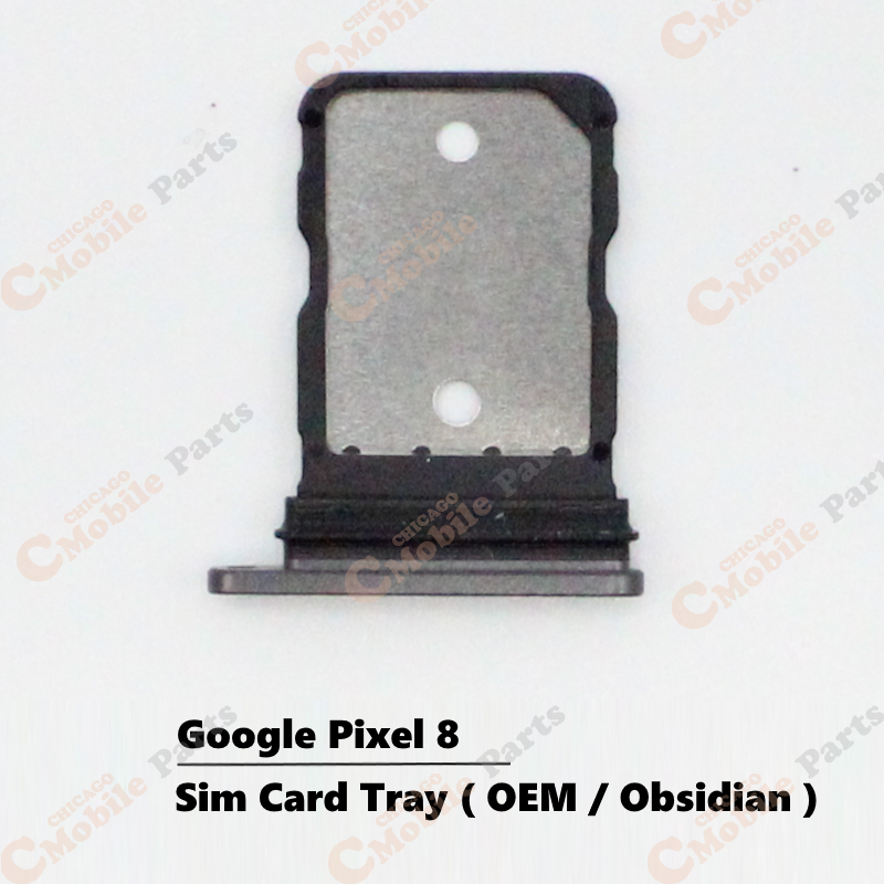 Google Pixel 8 Sim Card Tray Holder ( OEM / Obsidian )