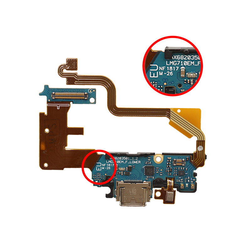 LG G7 Dock Connector Charging Port Flex Cable ( Euro Version )