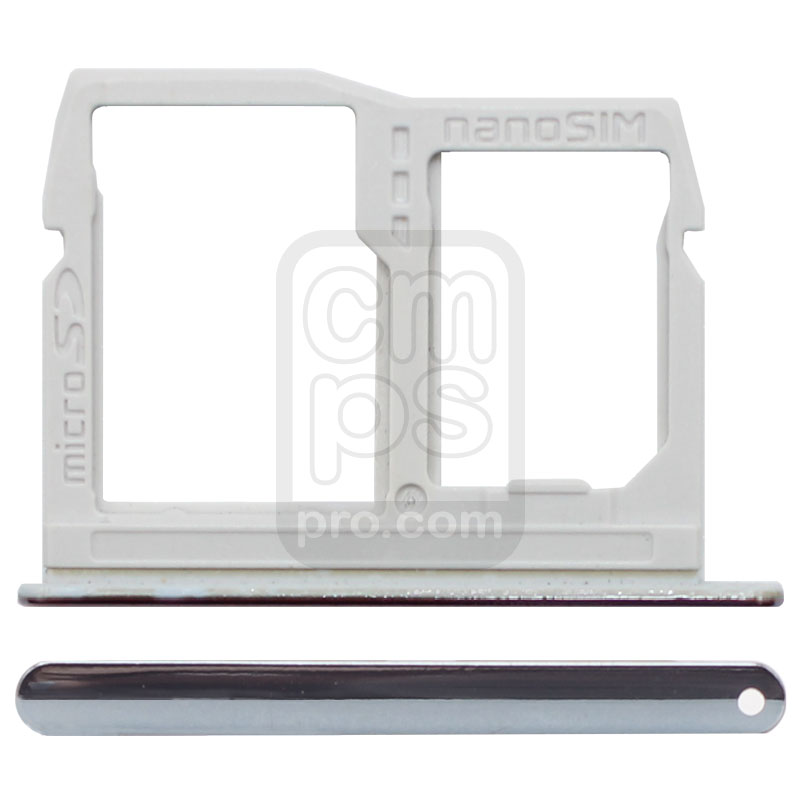 LG Stylo 6 Sim Card Tray Holder ( Silver )