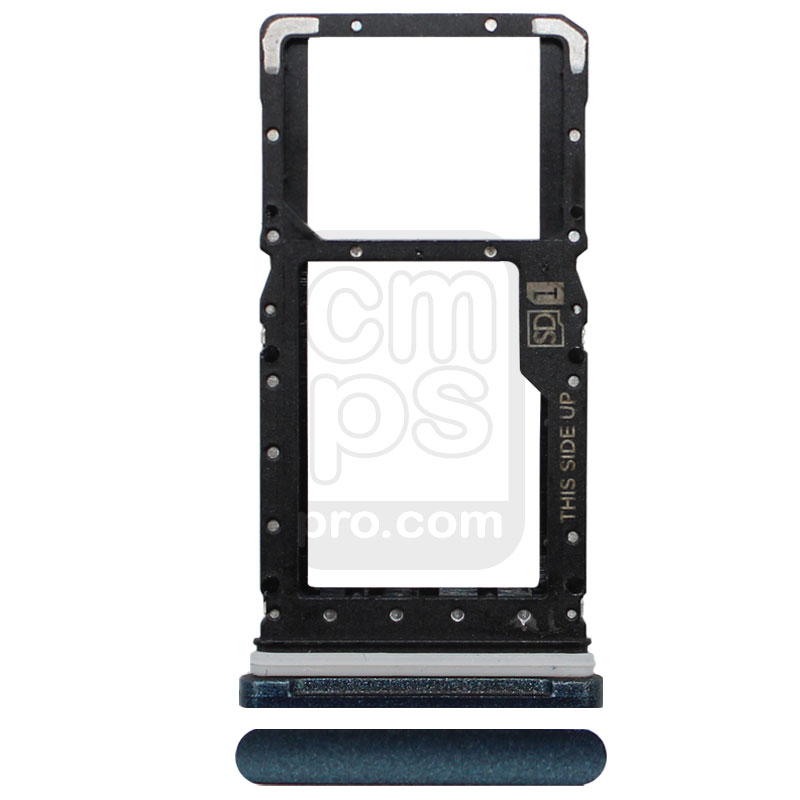 Motorola Moto E 2020 Single Sim Card Tray Holder ( XT2052 / Single / Blue )