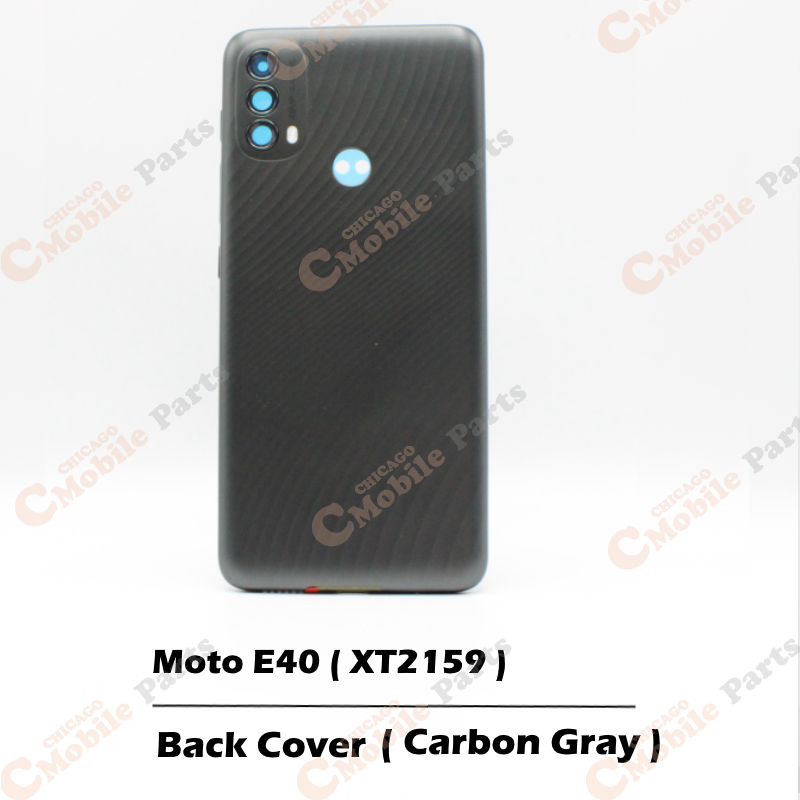 Motorola Moto E40 2021 Back Cover / Back Door ( XT2159 / Carbon Gray )