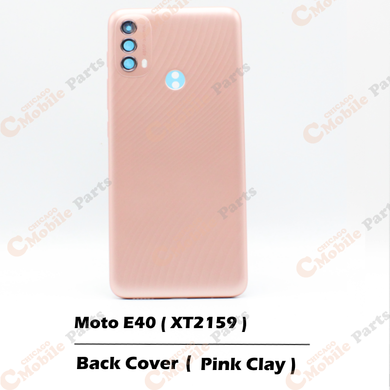 Motorola Moto E40 2021 Back Cover / Back Door  ( XT2159 / Pink Clay )
