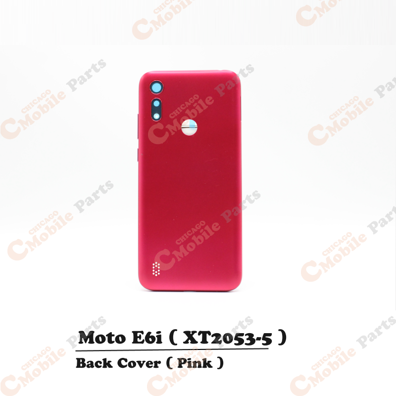 Motorola Moto E6i Rear Back Battery Cover ( Pink / XT2053-5 )
