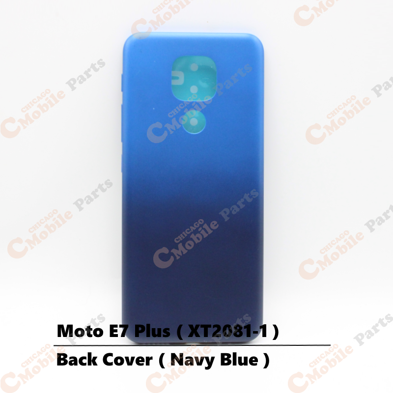 Motorola Moto E7 Plus Back Cover / Back Door ( XT2081-1 / Navy Blue  )