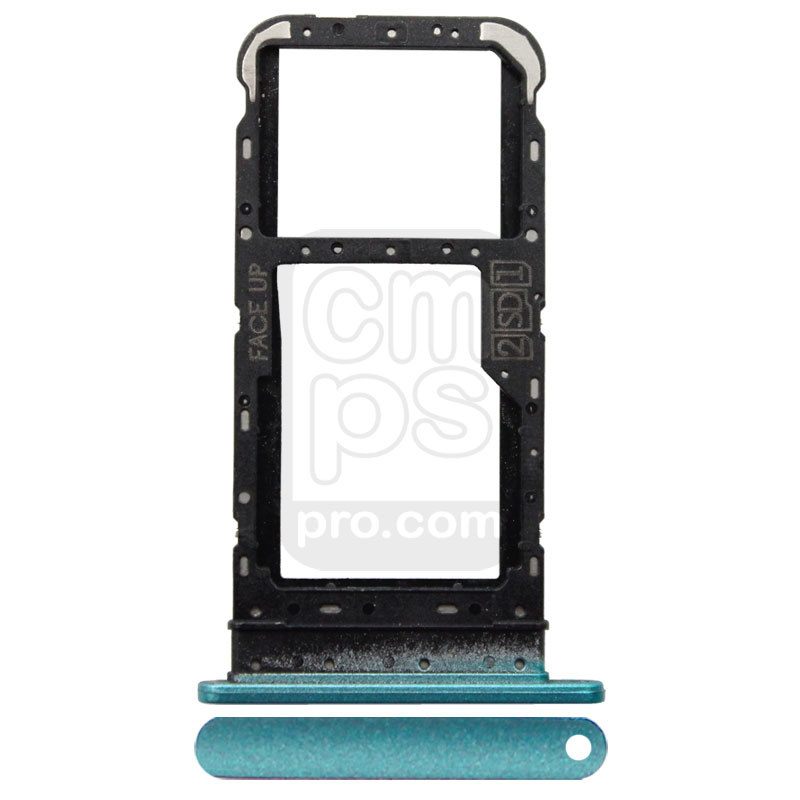 Motorola Moto E7 Dual Sim Card Tray Holder ( XT2095 / Dual / Aqua Blue )