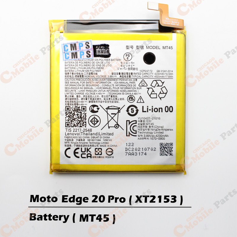 Motorola Moto Edge 20 Pro Battery ( XT2153-1 / MT45 )