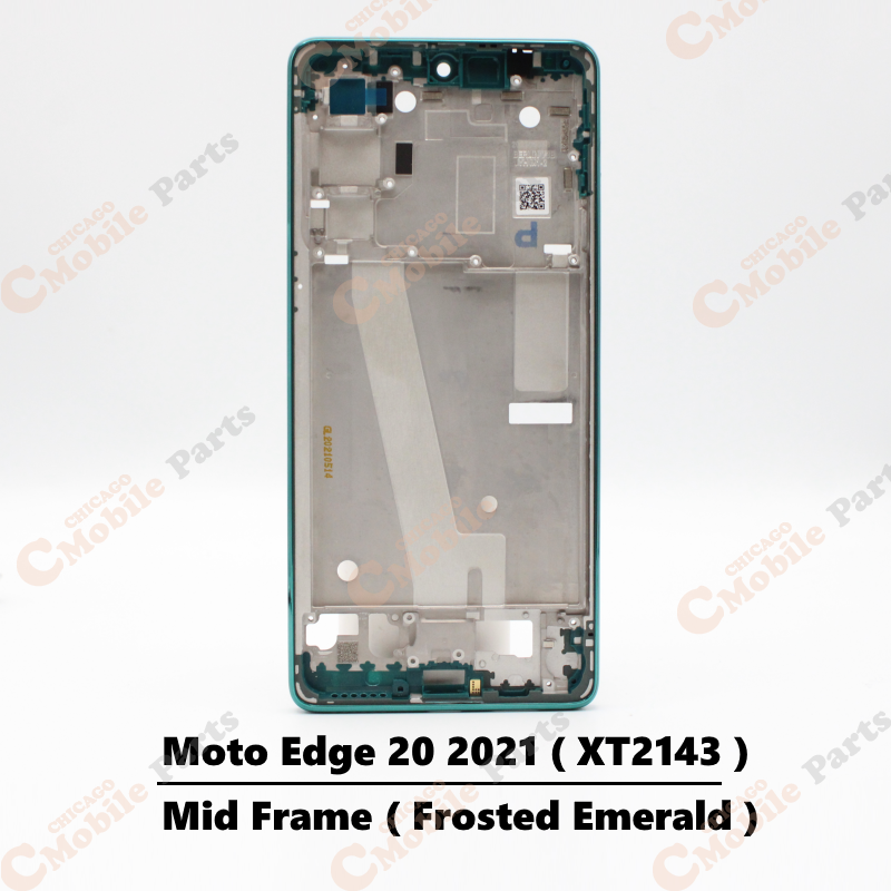 Motorola Moto Edge 20 2021 Mid Frame Midframe ( XT2143 / Frosted Emerald )