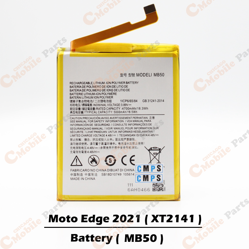 Motorola Moto Edge 2021 Battery ( XT2141 / MB50 / AM )