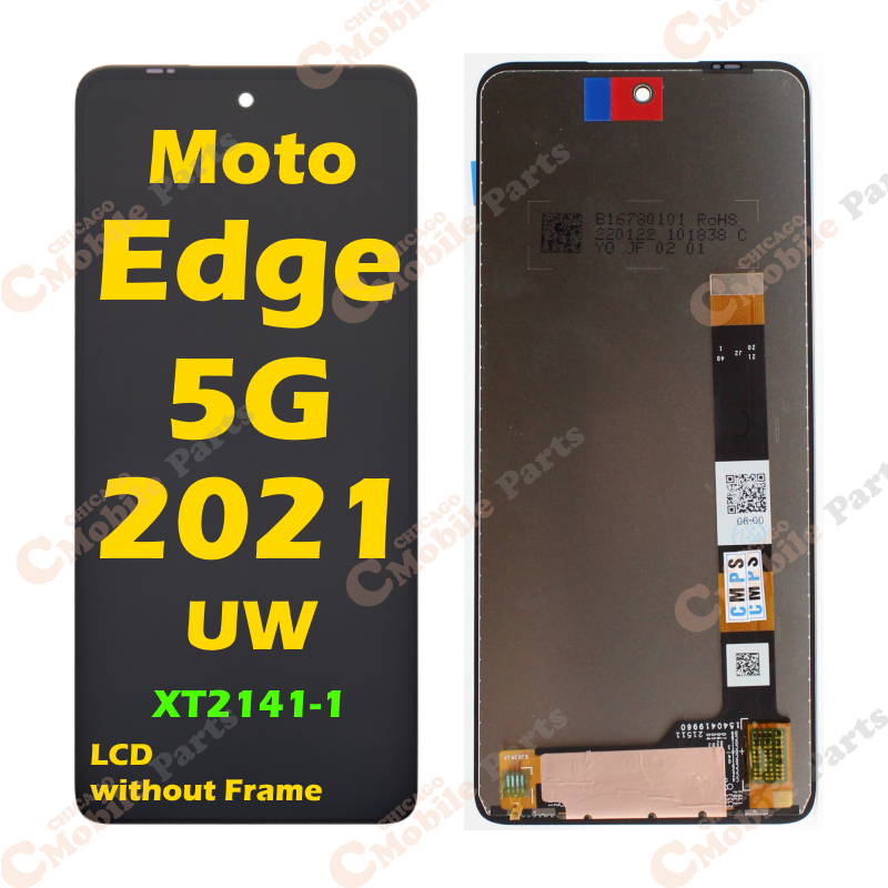 Motorola Moto Edge 5G 2021 LCD Screen Assembly without Frame ( XT2141-1 )