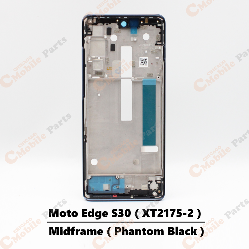 Motorola Moto Edge S30 Mid Frame Midframe ( XT2175-2 / Phantom Black )