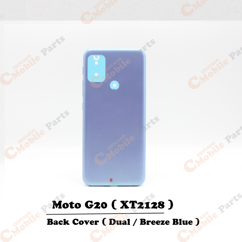 Motorola Moto G20 Back Cover / Back Door ( Dual / XT2128 / Breeze Blue )