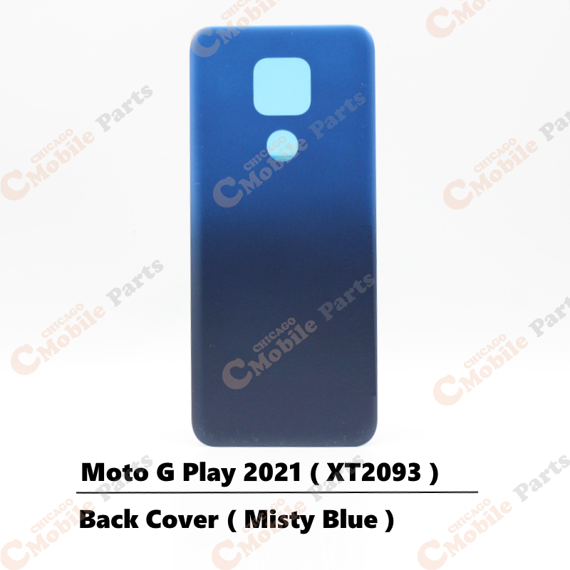 Motorola Moto G Play 2021 Back Cover / Back Door ( XT2093 / Misty Blue )