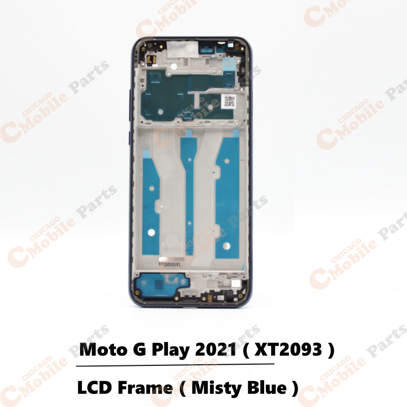 Motorola Moto G Play 2021 LCD Frame ( XT2093 / Misty Blue )