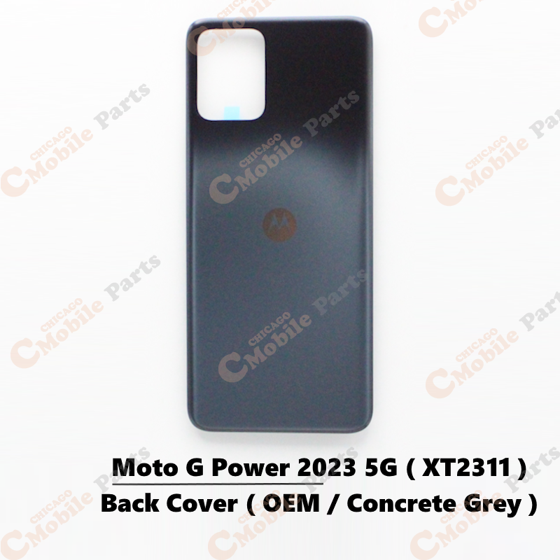 Motorola Moto G Power 2023 5G Back Cover / Back Door ( XT2311 / OEM / Concrete Grey )