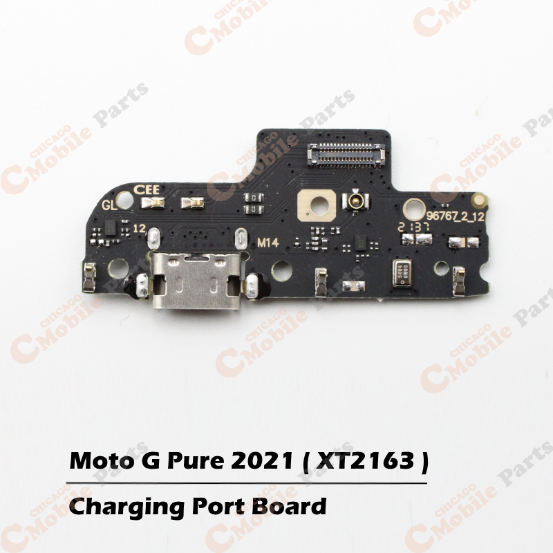 Motorola Moto G Pure 2021 Dock Connector USB Charging Port Board ( XT2163 )