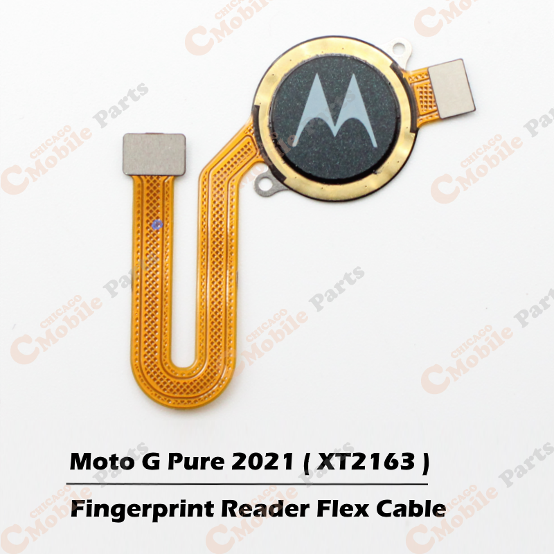 Motorola Moto G Pure 2021 Fingerprint Reader with Flex Cable ( XT2163 / Deep Indigo )