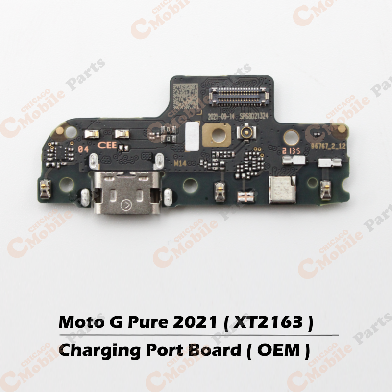 Motorola Moto G Pure 2021 Dock Connector USB Charging Port Board ( XT2163 / OEM )