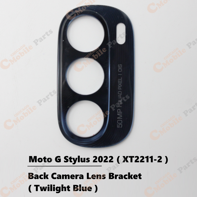 Motorola Moto G Stylus 2022 Rear Back Camera Lens Bracket ( XT2211-2 / Twilight Blue )