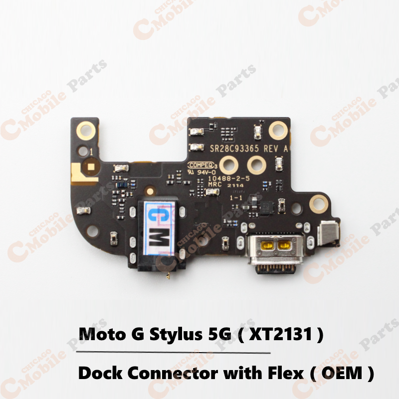 Motorola Moto G Stylus 5G Dock Connector Charging Port with Flex Cable ( XT2131 / OEM )