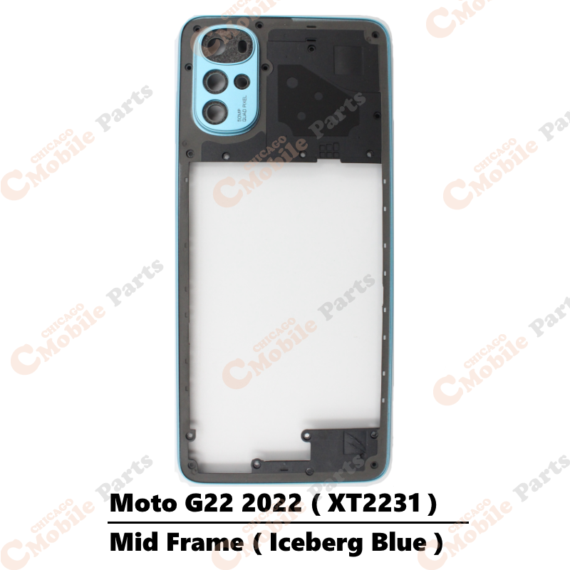 Motorola Moto G22 2022 Midframe ( XT2231 / Iceberg Blue )