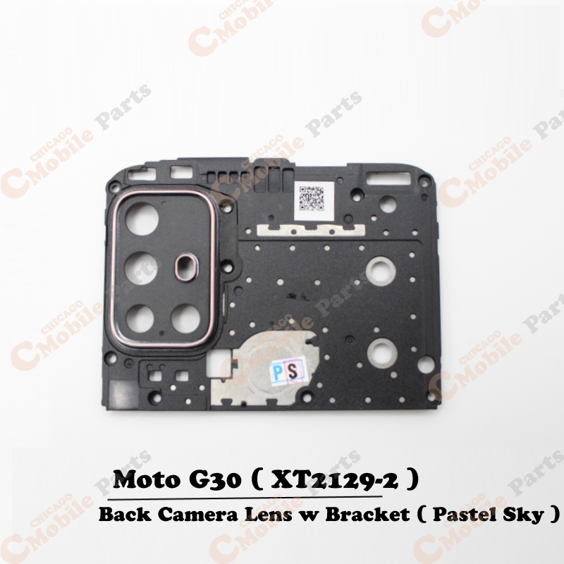 Motorola Moto G30 Rear Back Camera Lens with Bracket ( XT2129-2 / Pastel Sky )