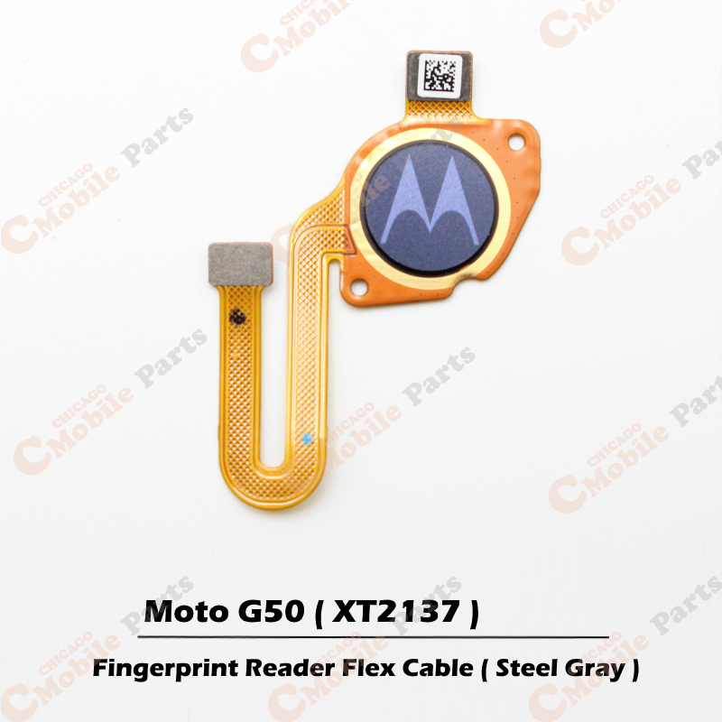 Motorola Moto G50 Fingerprint Reader Scanner with Flex Cable ( XT2137 / Steel Gray )