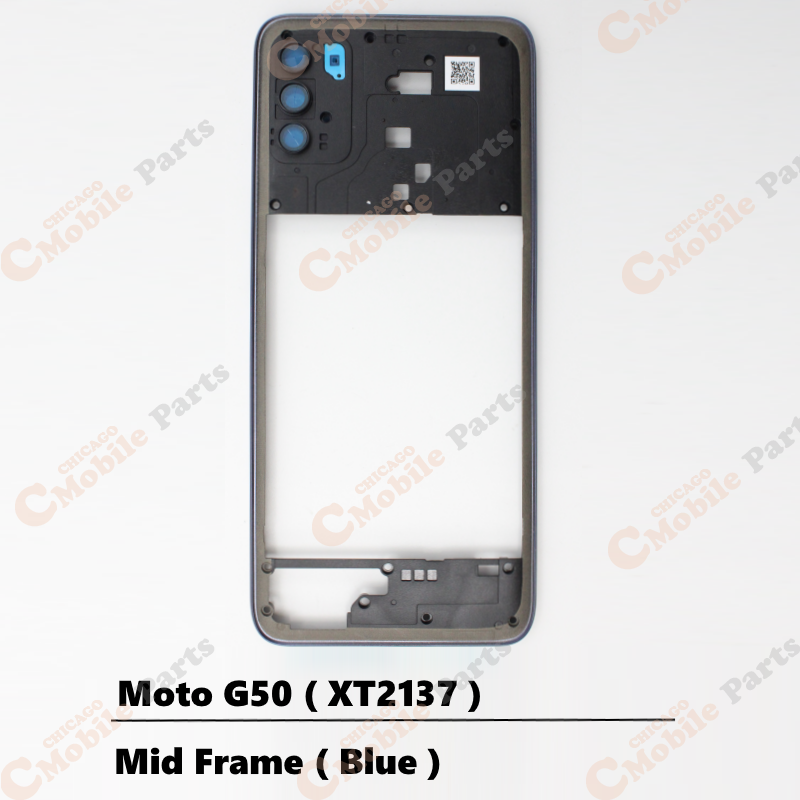 Motorola Moto G50 Mid Frame Midframe ( XT2137 / Blue )