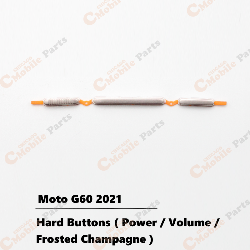 Motorola Moto G60 2021 Hard Buttons ( Power / Volume / Frosted Champagne )