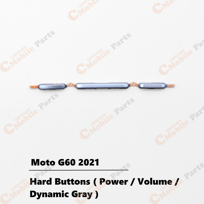 Motorola Moto G60 2021 Hard Buttons ( Power / Volume / Dynamic Gray )