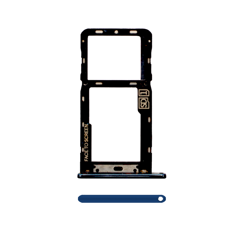 Motorola Moto G7 Power Single Sim Card Tray Holder ( XT1955 / Single / Short / Marine Blue )