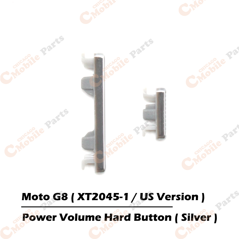 Motorola Moto G8 Power Volume Hard Button ( XT2045-1 / US Version / Silver )