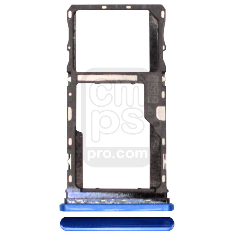 Motorola Moto G9 Play Dual Sim Card Tray Holder ( XT2083 / Dual / Sapphire Blue )