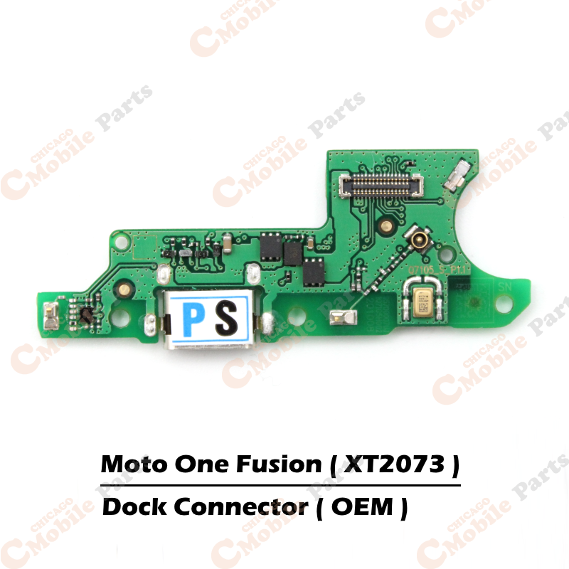 Motorola Moto One Fusion OEM Dock Connector Charging Port with Flex Cable ( XT2073 / OEM )