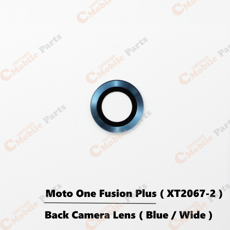 Motorola Moto One Fusion Plus Rear Back Main Camera Lens ( XT2067-2 / Wide / Blue )