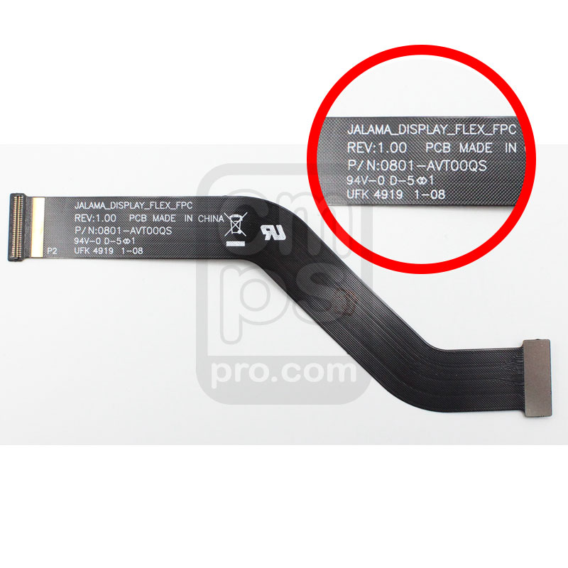 Microsoft Surface Pro 7 LCD Flex Cable - Ver. 2 (1866 / 0801-AVT00QS )