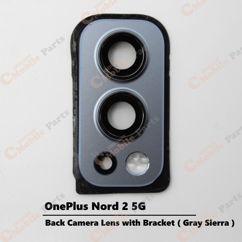 OnePlus Nord 2 5G Rear Back Camera Lens with Bracket ( Gray Sierra )