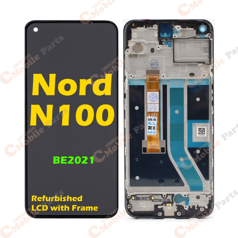 OnePlus Nord N100 LCD Assembly with Frame ( OEM )