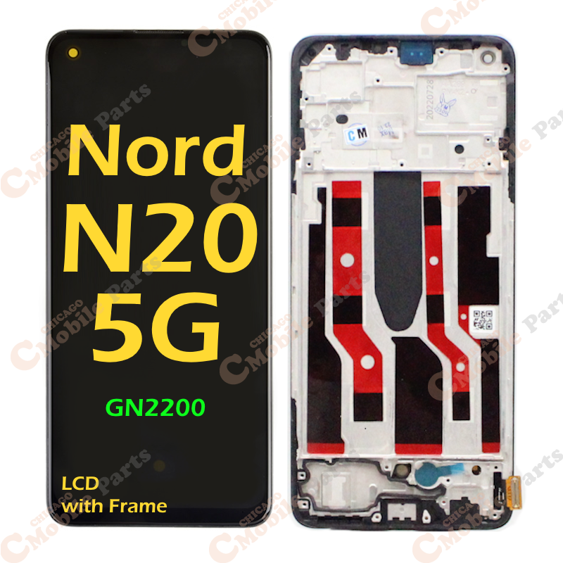 OnePlus Nord N20 5G LCD Screen Assembly with Frame ( GN2200 / LCD )