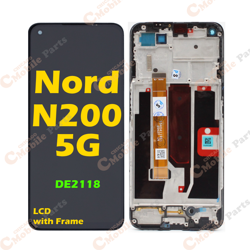 OnePlus Nord N200 5G LCD Screen Assembly with Frame ( DE2118 )