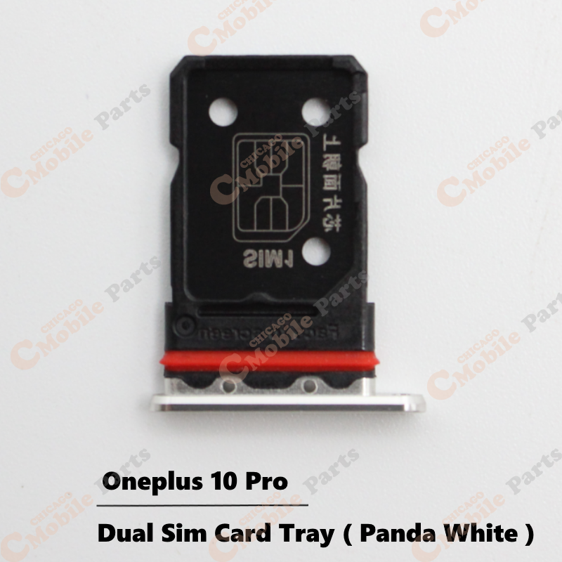 Oneplus 10 Pro Dual Sim Card Tray Holder ( Dual / Panda White )