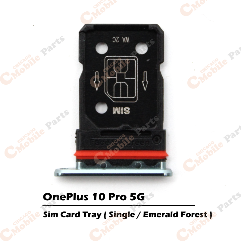OnePlus 10 Pro 5G Single Sim Card Tray Holder ( Single / Emerald Forest )