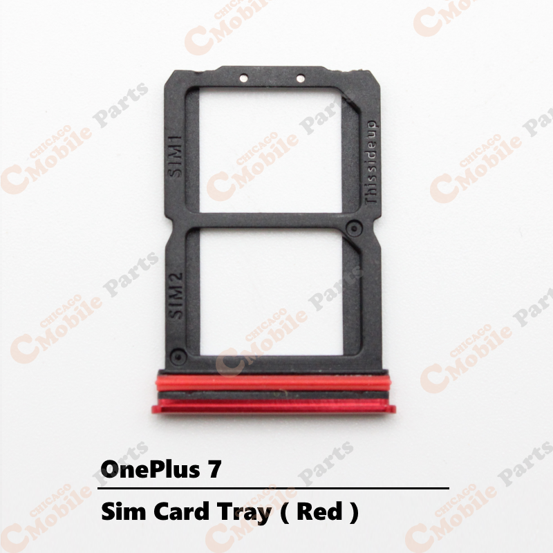 OnePlus 7 Sim Card Tray Holder ( Red )