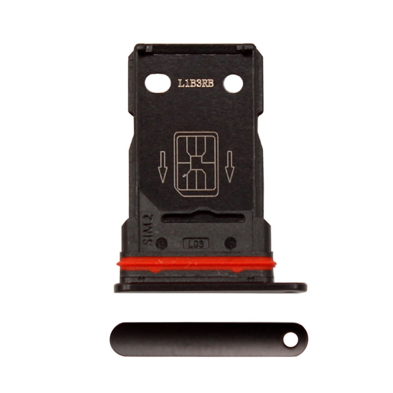 OnePlus 8 Pro Dual Sim Card Tray Holder ( Dual / Onyx Black )